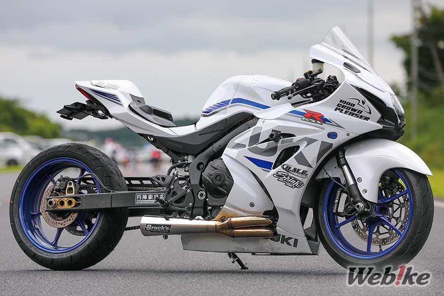 La GSX-R1000 customisée : la chasse aux vitesses de dragster tout en conservant le style de la rue