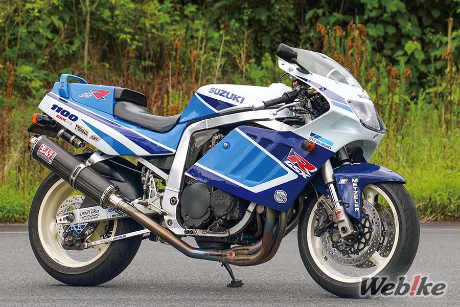 Plus de 120,000 km Style OEM refroidi à l’huile : GSX-R1100 Custom