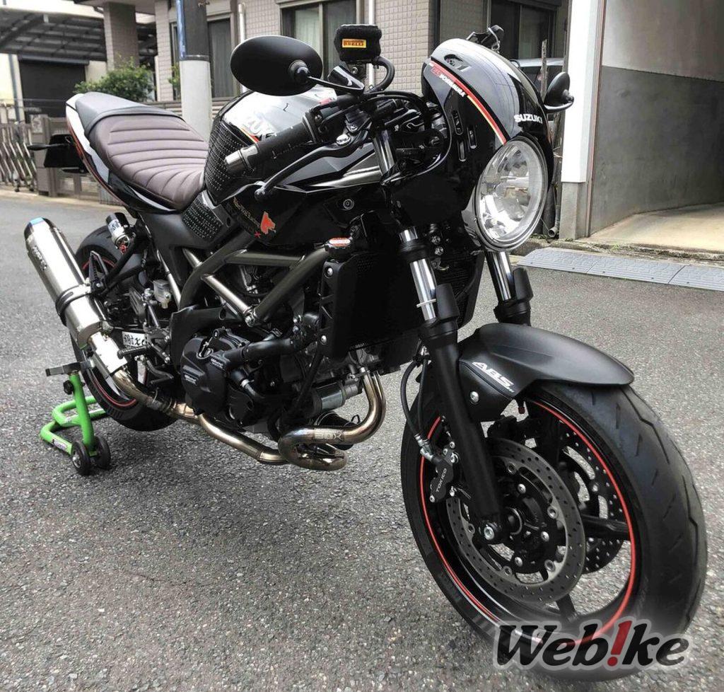 Une moto toute puissante pour toute la famille : la SUZUKI SV650X Custom