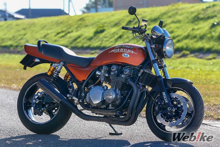 Des rêves de course aux sensations de la rue : Kawasaki ZEPHYR750 Custom par POWER BUILDER