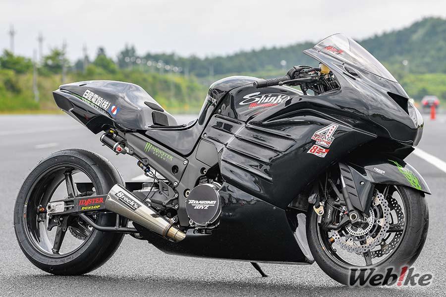 La science des NOS et le réglage de la machine de dragster ultime : Kawasaki ZX-14R Custom par Class4 Engineering