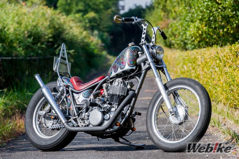 Le Chopper de luxe : Yamaha SR500 Custom par FLAKES