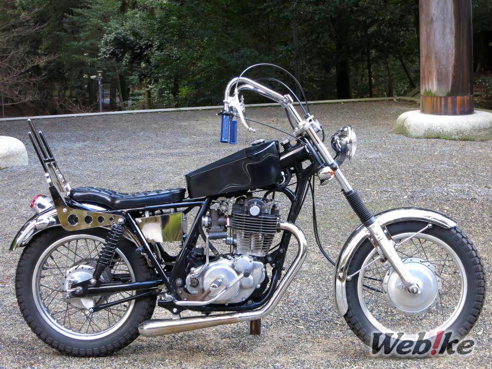 Le Garage Chopper original : YAMAHA SR500 Custom par 2%er
