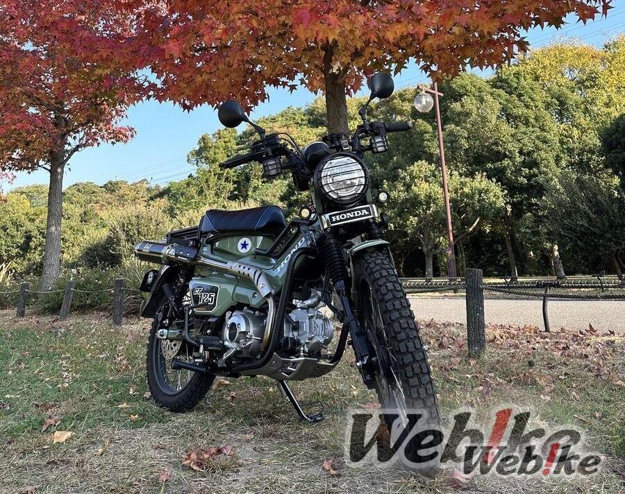 De plus en plus sauvage : HONDA CT125 HUNTER Cub (Trail125) Custom