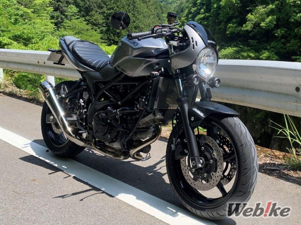 Un plaisir sportif : SUZUKI SV650X Custom