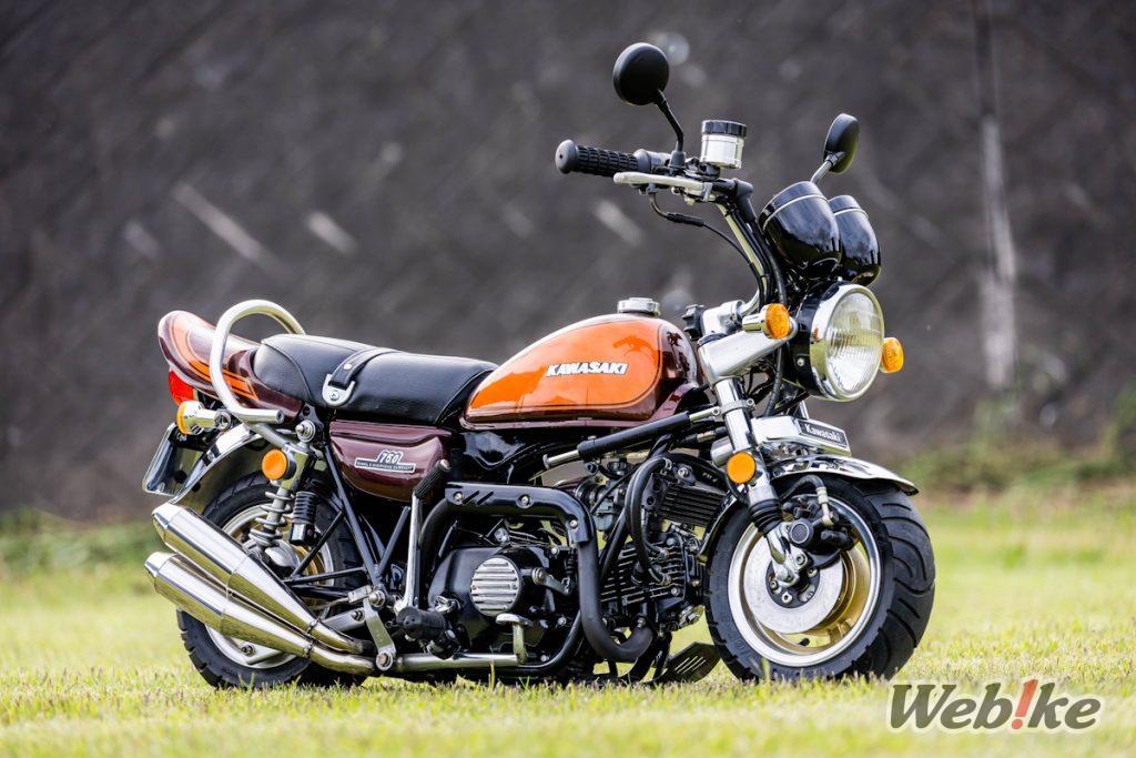 Un Monkey en tenue Z2 : HONDA MONKEY Custom par Satoshi Nakagawa