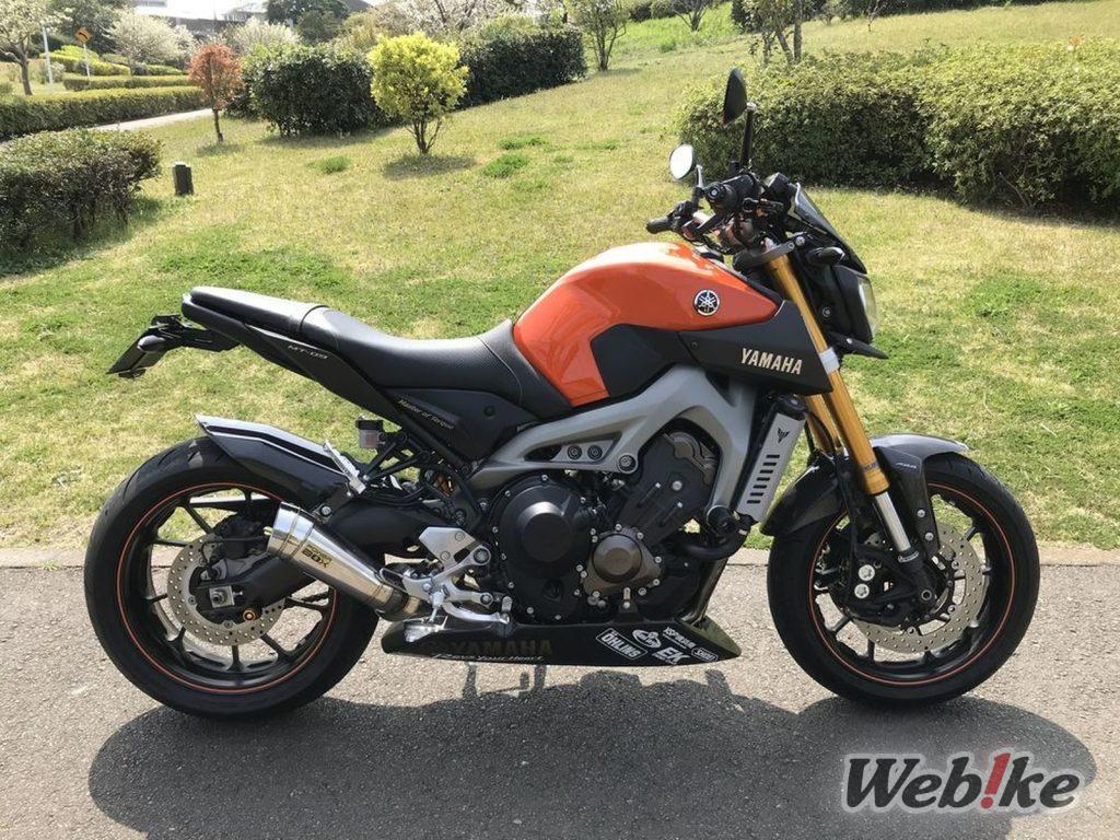 L’amour dès la première sortie : YAMAHA MT-09 (FZ-09) Custom