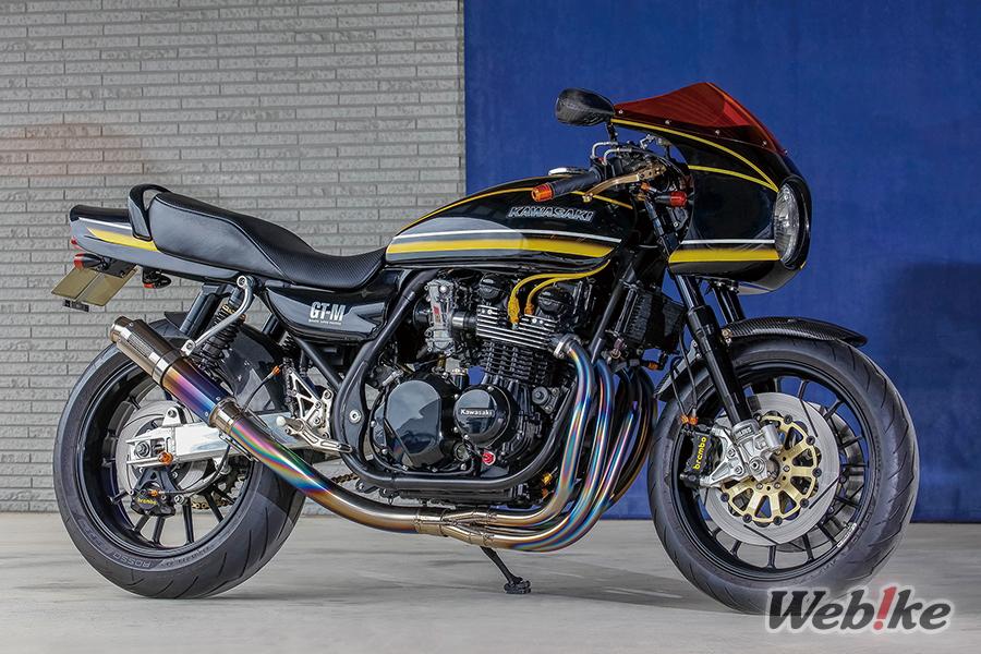 Puissance moderne, style classique : KAWASAKI ZEPHYR750 Custom by BULL DOCK