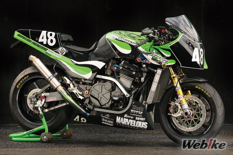 Vieille école, nouvelles limites : KAWASAKI GPZ900R Custom by MARVELOUS ENGINEERING