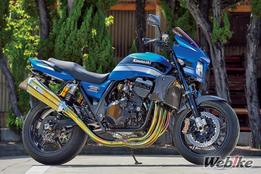 Du style au son : KAWASAKI ZRX1200DAEG Custom by K-FACTORY