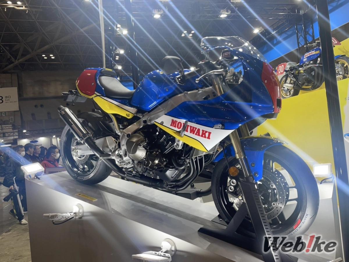 XSR900 GP customized in the style of the 80's racer ZERO-X7 with FORESIGHT Full Exhaust equipped