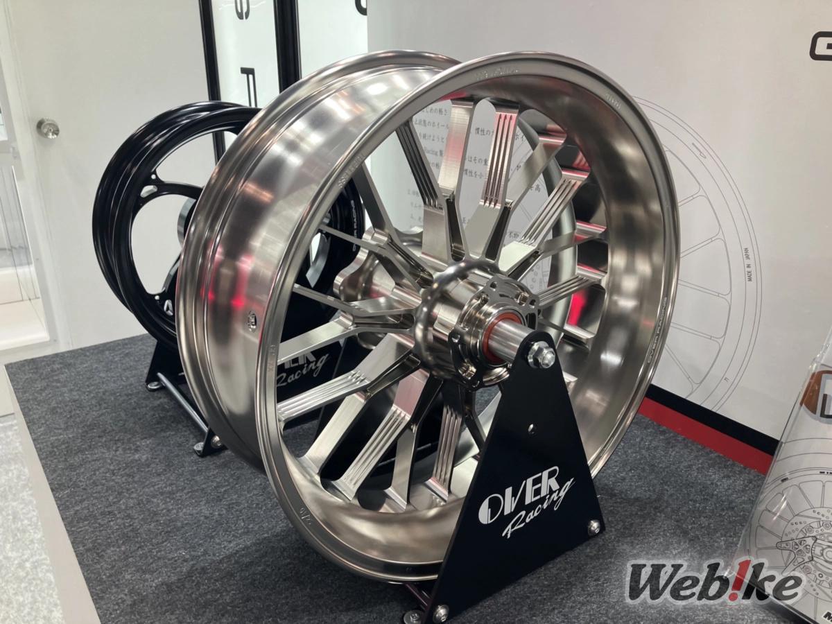 GP-XX wheel by OVER Racing displayed at the Tokyo Motocycle Show 2025