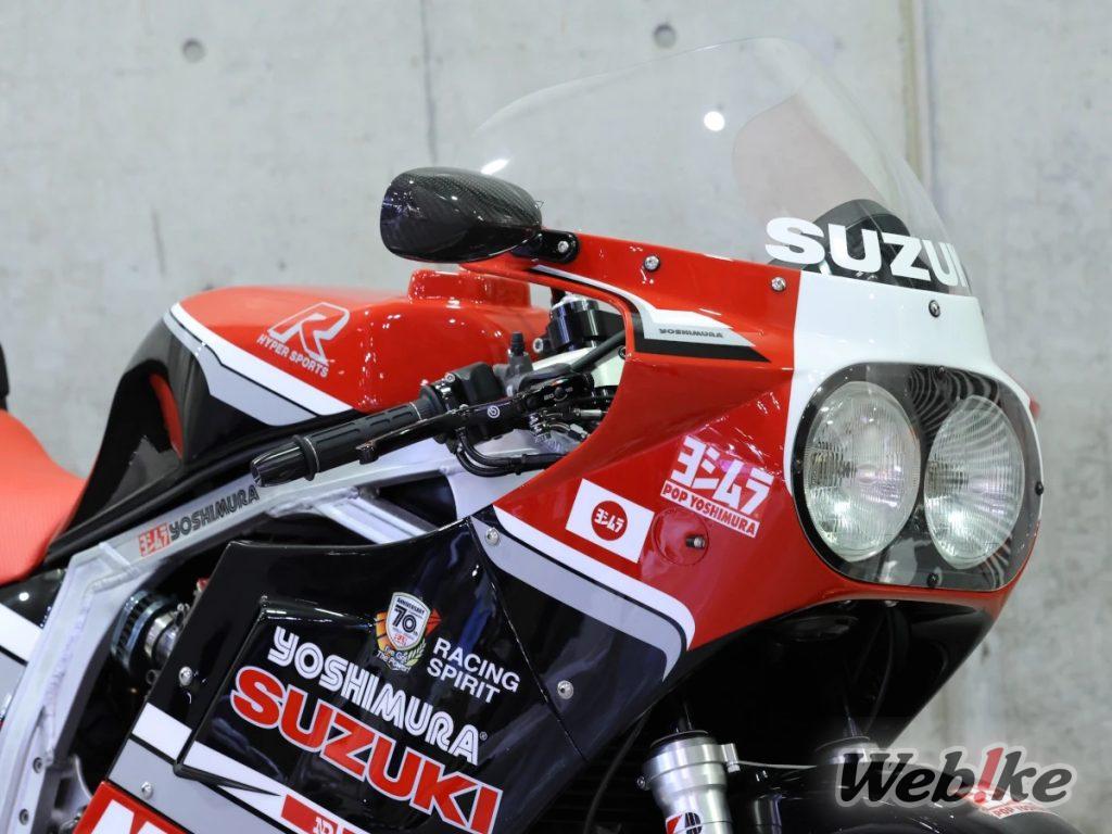 Une machine complète faisant revivre la légendaire YOSHIMURA GSX-R750 « No. 604 » est dévoilée ! Premier volet du Yoshimura Heritage Parts Project [Tokyo Motorcycle Show 2025]