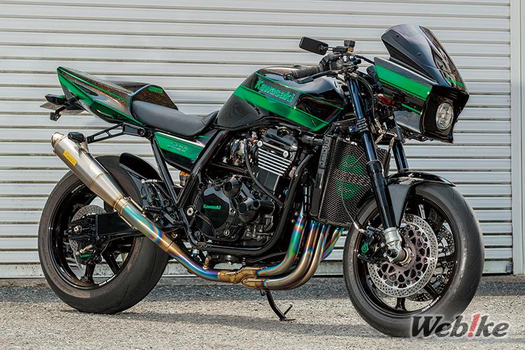 Différences de suspension arrière : KAWASAKI ZRX1200DAEG Custom by BIG FOOT