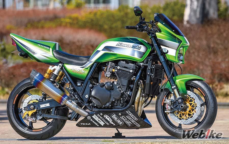 Une véritable évolution, pas une machine différente : KAWASAKI ZRX1200/R Custom by SANCTUARY