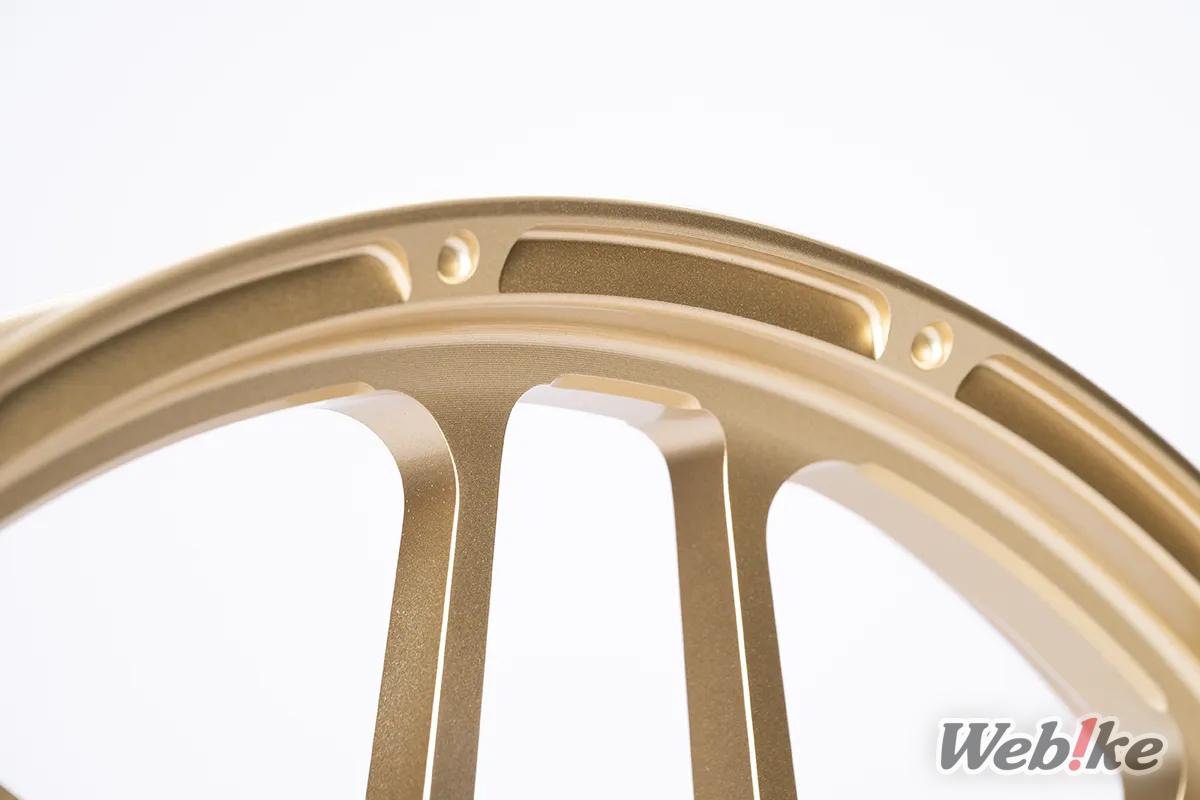GALE SPEED Type-X Forged Wheels (Gold) for the Honda CT125 Hunter Cub (4)